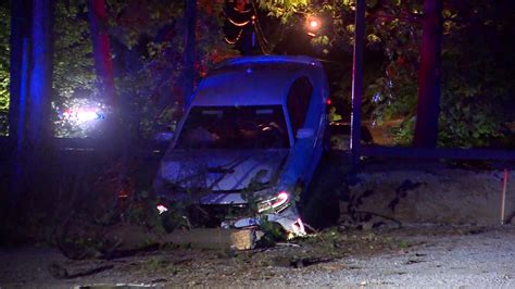 carjacking suspect crashes vehicle in norwood search continues for driver