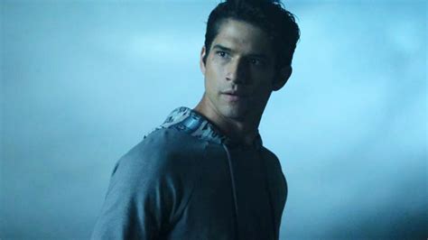 tyler posey gets hairy in teen wolf movie set photos
