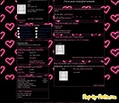 *animated pink neon hearts!* Myspace Layouts - Pimp-My-Profile.com