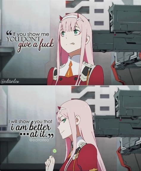 Saddest Darling In The Franxx Quotes Work Hard To Be Better