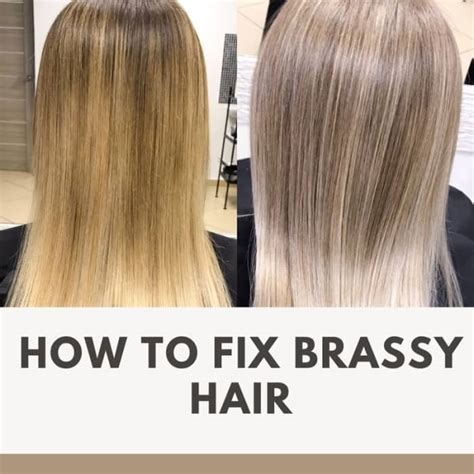 how to get rid of brassy hair bellatory