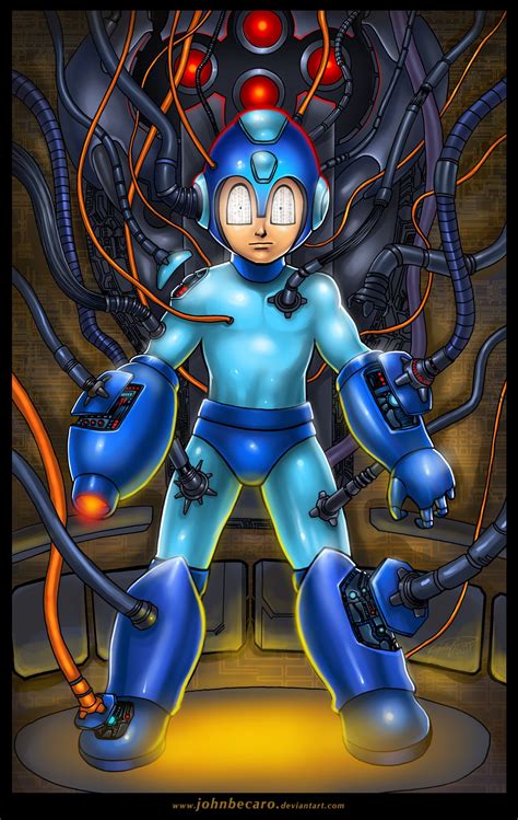 Cartoons Paintings Comics Digital Mega Man Drawings Fan