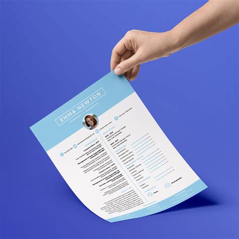Any resume template word you pick is a wise examination of your professional and personal experiences designed to maximize the impact and the only problem with resume template microsoft word might be that it is difficult to edit. Professional Resume template for MS Word, 2 Pages, Modern ...
