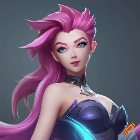 Fan Art Of Seraphine From League Of Legends On Craiyon