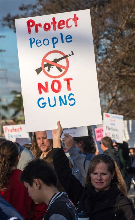 Gun Control Rally To ‘save Our Schools Draws 150 Los Alamitos High