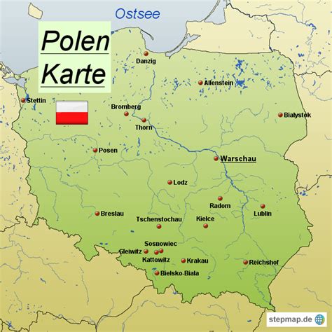 Vergleichen sie die kosten und sparen bis zu 40 % bei ihrem umzug. Polen Landkarte Mit Deutschen Namen | creactie