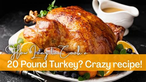 how long to cook a 20 pound turkey crazy tips