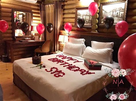 On normal days, you might be too busy to tell your husband how much you care for him. Room decoration for birthday surprise ️ # ...
