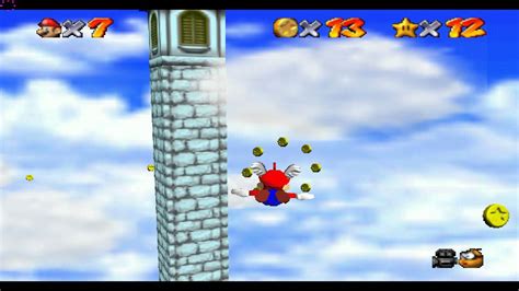 Super Mario 64 Secret Stars 04 Tower Of The Wing Cap Youtube