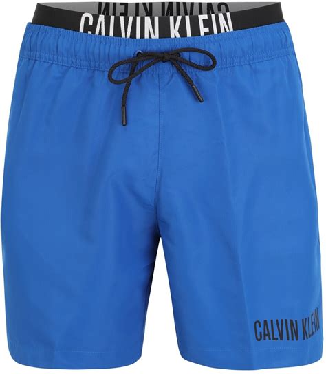 Calvin Klein Double Waistband Swim Shorts Intense Power Km0km00552