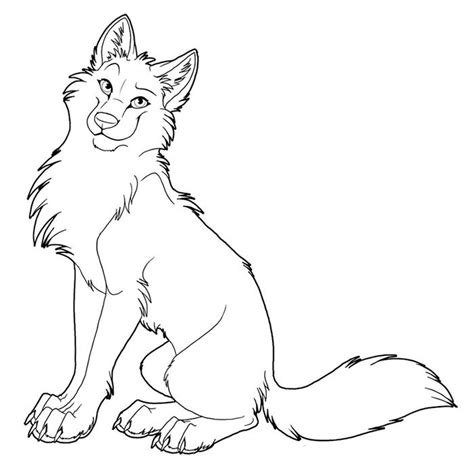 Wolf Drawing Outlines At Getdrawings Free Download