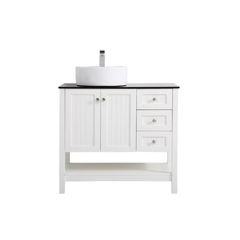 Choose from a wide selection of great styles and finishes. 36 inch Vessel Sink Bathroom Vanity in white - Walmart.com ...