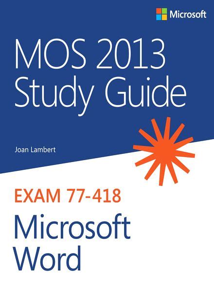 Download Mos 2013 Study Guide For Microsoft Word Exam 77 418 Pdf Magazine