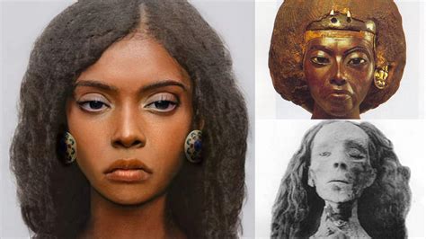 Reconstruction Of The Beautiful Face Of Queen Tiye Born In 1398 Bc