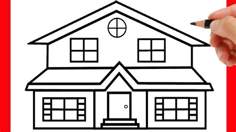 Simple House Drawing Drawing Image
