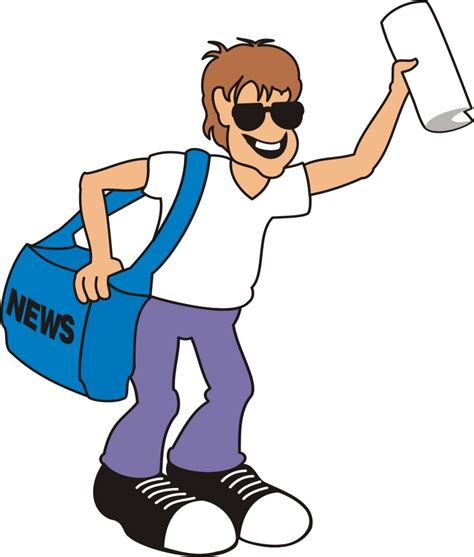 Newspaper Boy Clipart Free 20 Free Cliparts Download