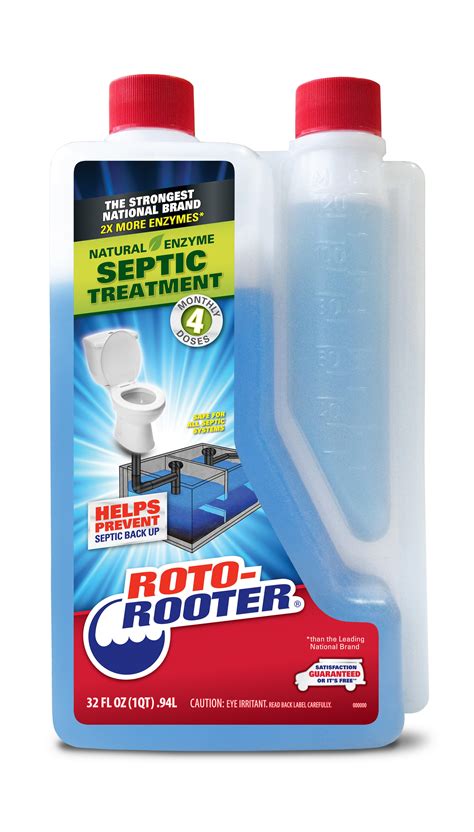 Roto Rooter Septic Treatment Dosing Bottle, 32 Oz - Walmart.com