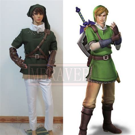 Anime The Legend Of Zelda Zelda Link Cosplay Costume