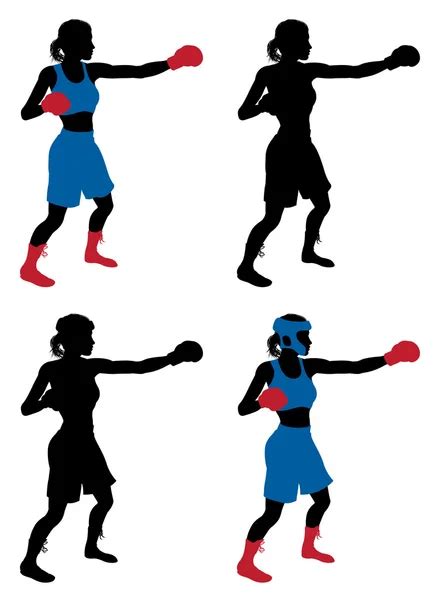 Female Boxer Vector Art Stock Images Depositphotos