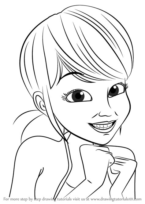 Free coloring pages 48 my little pony anime miraculous ladybug coloring pages free printable. Learn How to Draw Marinette Dupain-Cheng from Miraculous ...