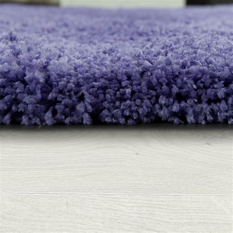 Oft entscheidet bei der auswahl eines teppichs der persönliche geschmack. Hochflor Shaggy Teppiche Einfarbig Lila | Teppich.de