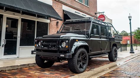 Epic Land Rover Defender 130 Is All Black With Ls3 Power Carbuzz
