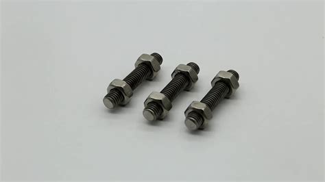 Ss Astm A Gr B M A Gr M Stud Bolt W Two Heavy Hex Nuts Buy Inch High Quality