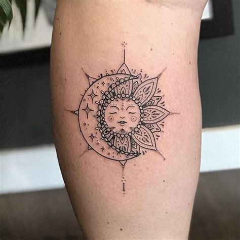 Details 88 Sun Moon Tattoo Designs Best In Eteachers