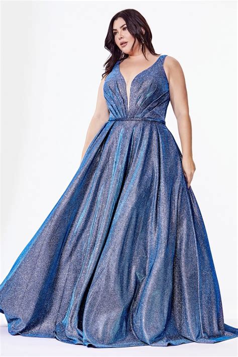 Glittered Ball Gown Special Occasion Curves 18 Gray Royal In