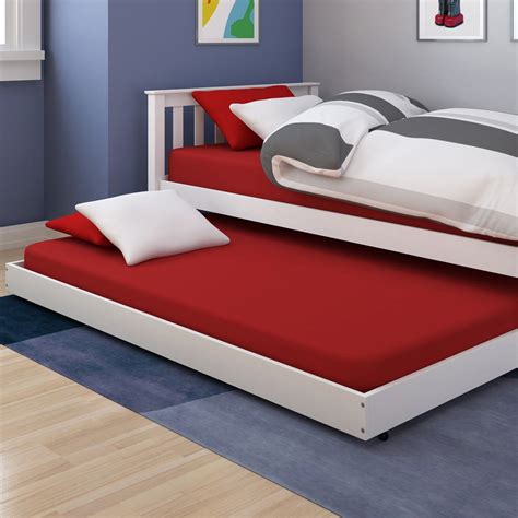 To assemble a trundle bed, you put the frame together using the proper size of bolts. CorLiving Monterey Trundle Bed - Your little one's on a ...