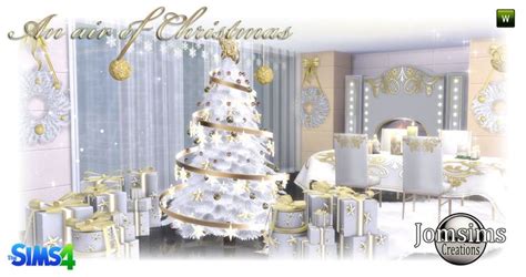 Jomsimscreationsfr Christmas Accessories Sims 4 Noel Decoration