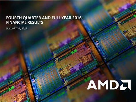 Advanced Micro Devices Inc 2016 Q4 Results Earnings Call Slides