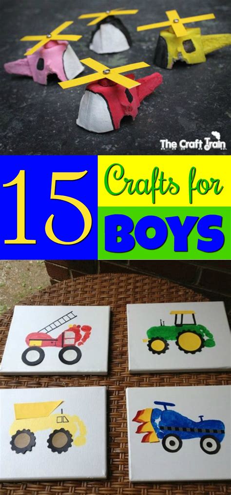 15 Crafts For Boys A Little Craft In Your Day