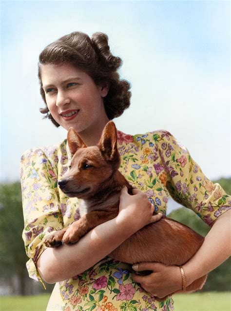 Queen Elizabeth Ii See Colorized Photos Of A Young Queen Time