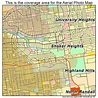Aerial Photography Map of Shaker Heights, OH Ohio
