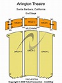 Arlington Theatre Seating Chart | Arlington Theatre Event Tickets ...