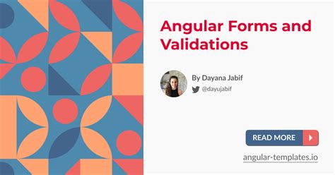 Angular Forms And Validations Angular Templates