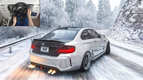 BMW M2 SNOW DRIFTING Assetto Corsa Steering Wheel Shifter