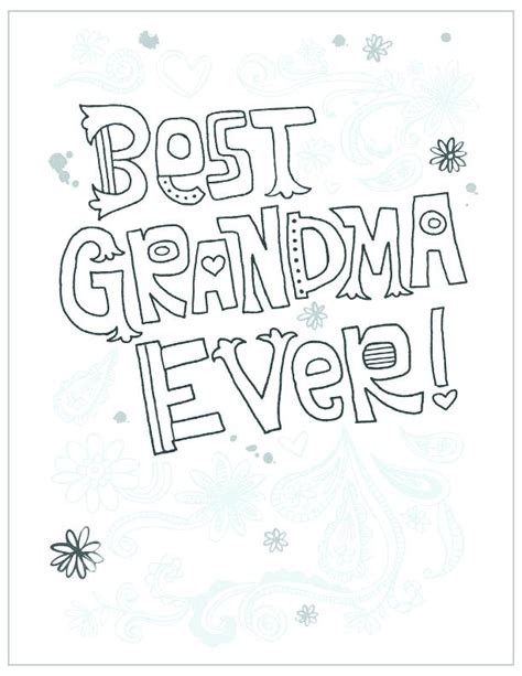It's easy and entirely free to craft a birthday greeting worth more to. Grandma Birthday Coloring Pages at GetColorings.com | Free ...