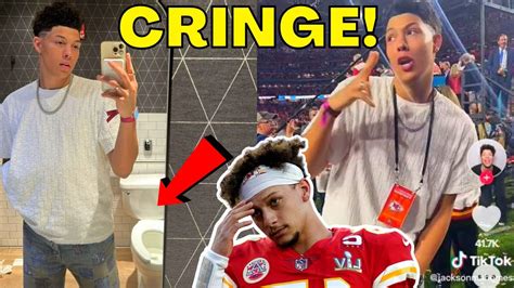 Jackson Mahomes Cringe Returns After Chiefs And Brother Patrick Mahomes