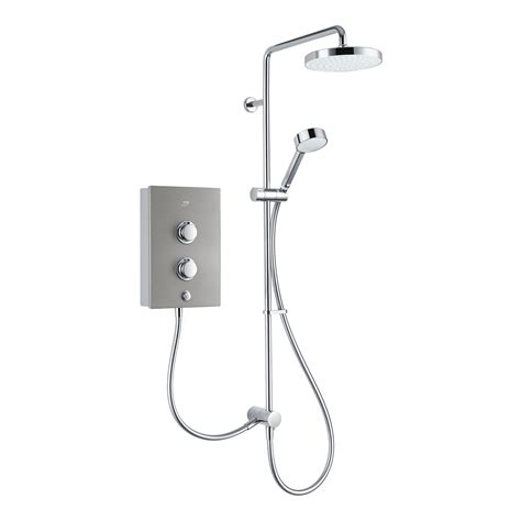 Mira Decor Dual Silver Effect Electric Shower 108 Kw Departments