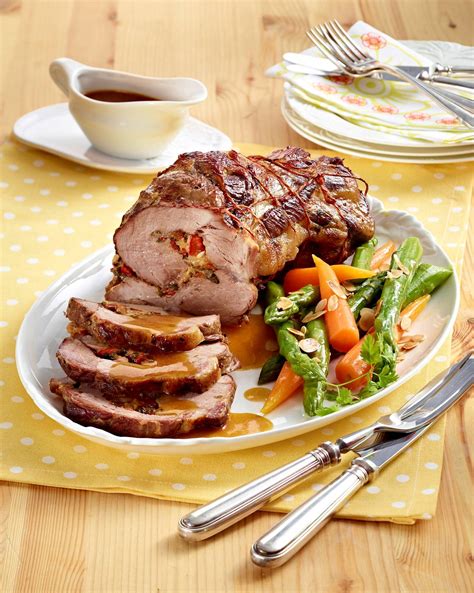 Rollbraten Mit B Rlauchf Llung Rezept Lecker