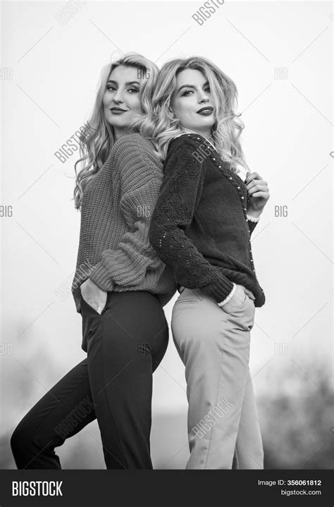 Sisters Enjoy Colorful Image And Photo Free Trial Bigstock