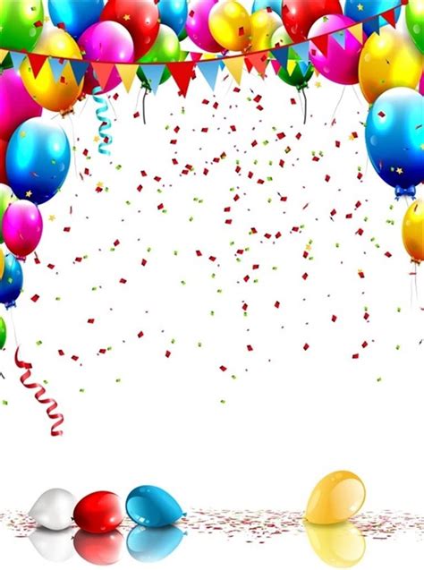 Aofoto 5x7ft Happy Birthday Background Colorful Balloons