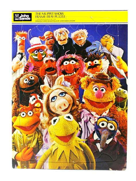 The Muppet Show Frame Tray Puzzle Muppets Jigsaw Etsy The Muppet