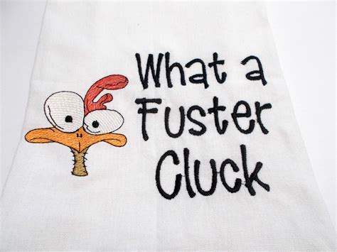 Fuster Cluck Chicken Quote Funny Farm Kitchen Farm 15 Dollar T Funny Chicken