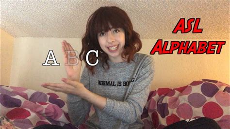 The American Sign Language Alphabet Youtube