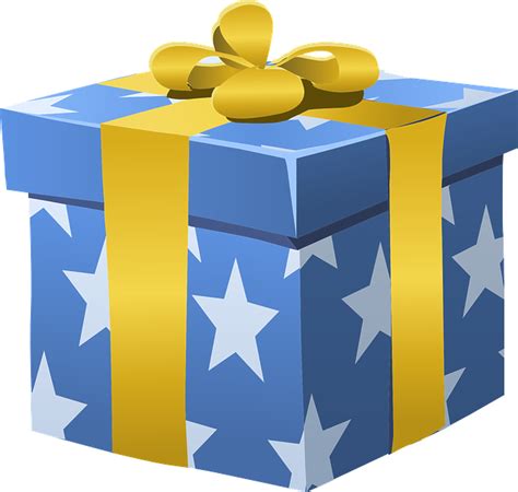 Free vector graphic: Gift, Present, Box, Wrapped, Bow ...