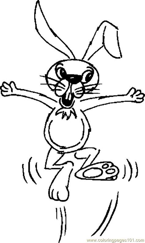 bunny hopping coloring page  holidays coloring pages coloringpagescom