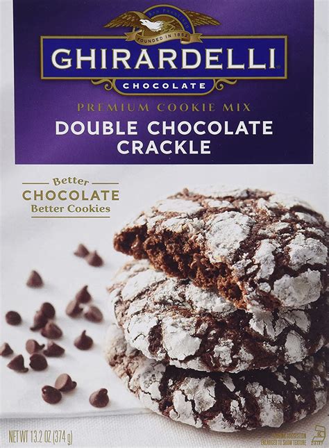 Ghirardelli Double Chocolate Crackle Cookie Mix